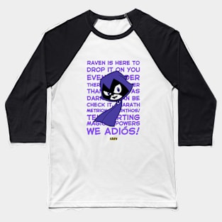 Teen Titans Go To The Movies - Raven Baseball T-Shirt
